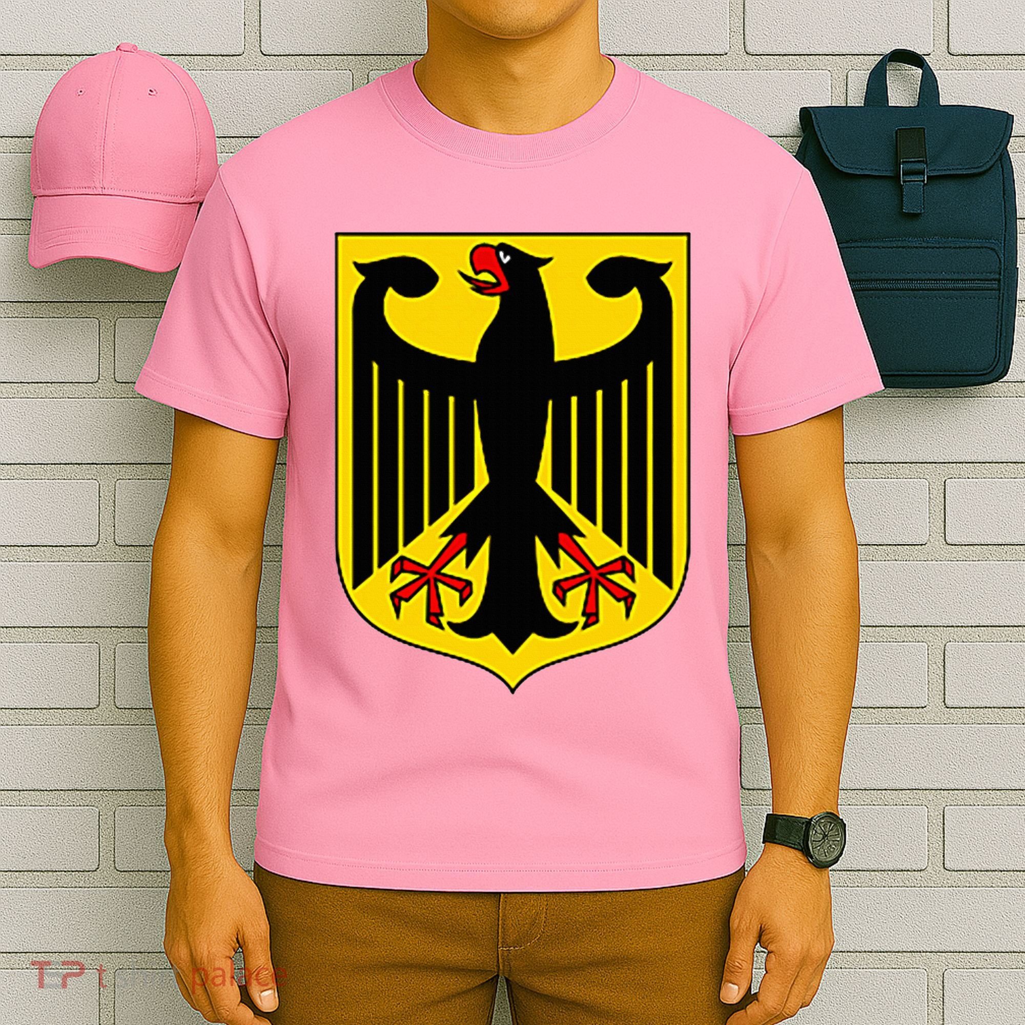 Badge Germany Flag Cool German T-Shirt