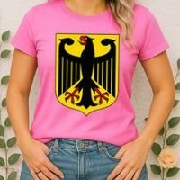 Badge Germany Flag Cool German Women's T-Shirt thumb 2