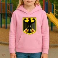 Badge Germany Flag Cool German Kids Hoodie thumb 3