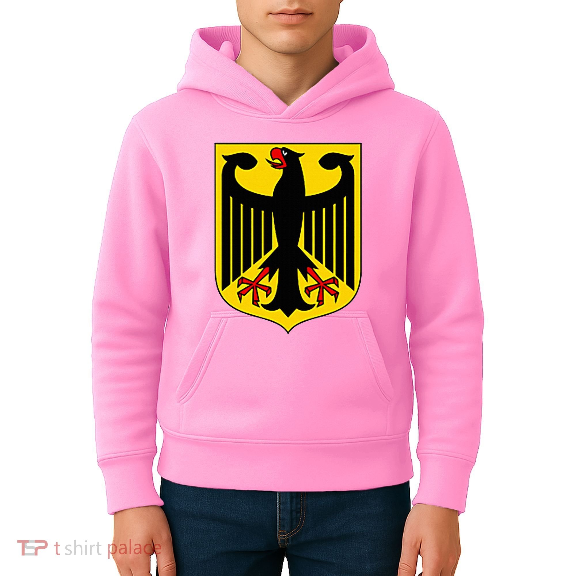 Badge Germany Flag Cool German Kids Hoodie