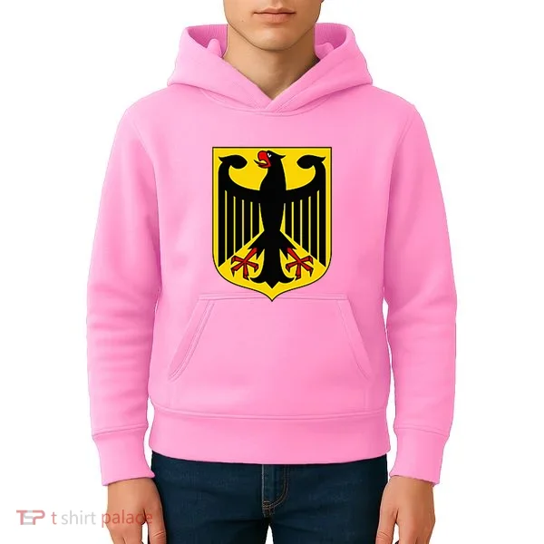 Badge Germany Flag Cool German Kids Hoodie