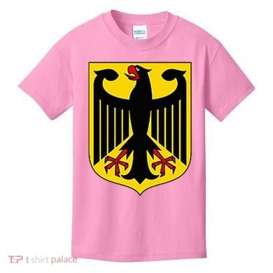 Badge Germany Flag Cool German Kids T-Shirt