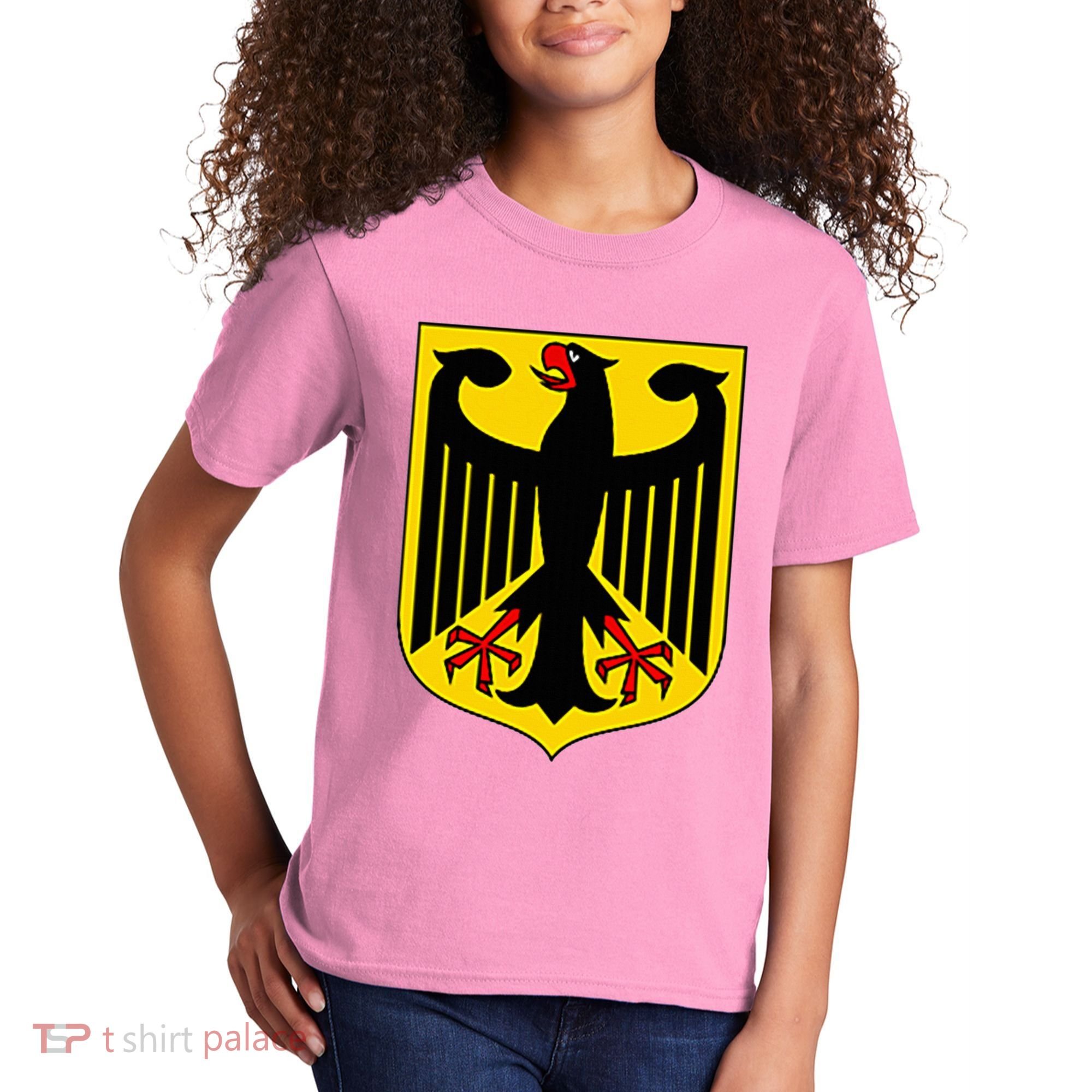 Badge Germany Flag Cool German Kids T-Shirt