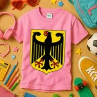 Badge Germany Flag Cool German Kids T-Shirt thumb 3