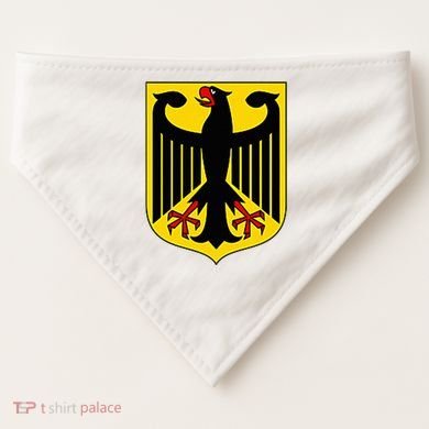 Badge Germany Flag Cool German USA-Made Doggie Bandana