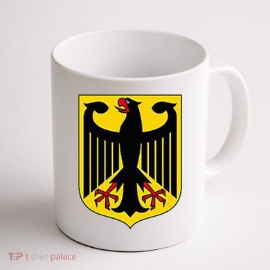 Badge Germany Flag Cool German Coffee Mug back