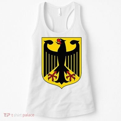 Badge Germany Flag Cool German Women's Tank Top