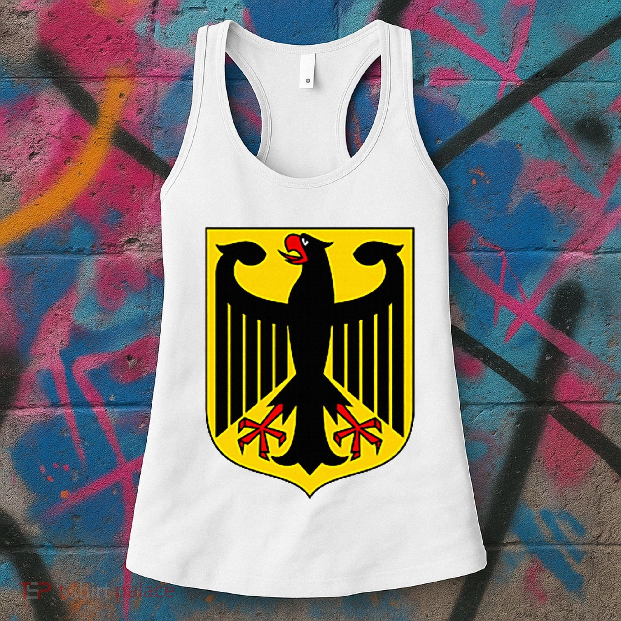 Badge Germany Flag Cool German Women's Tank Top