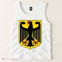 Badge Germany Flag Cool German Tank Top thumb 2