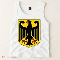 Badge Germany Flag Cool German Tank Top thumb 2