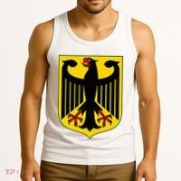 Badge Germany Flag Cool German Tank Top thumb 3