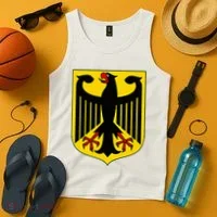 Badge Germany Flag Cool German Tank Top thumb 4