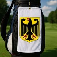 Badge Germany Flag Cool German Golf Towel thumb 2