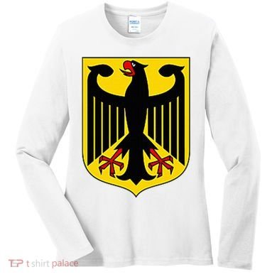 Badge Germany Flag Cool German Women's Long Sleeve Shirt
