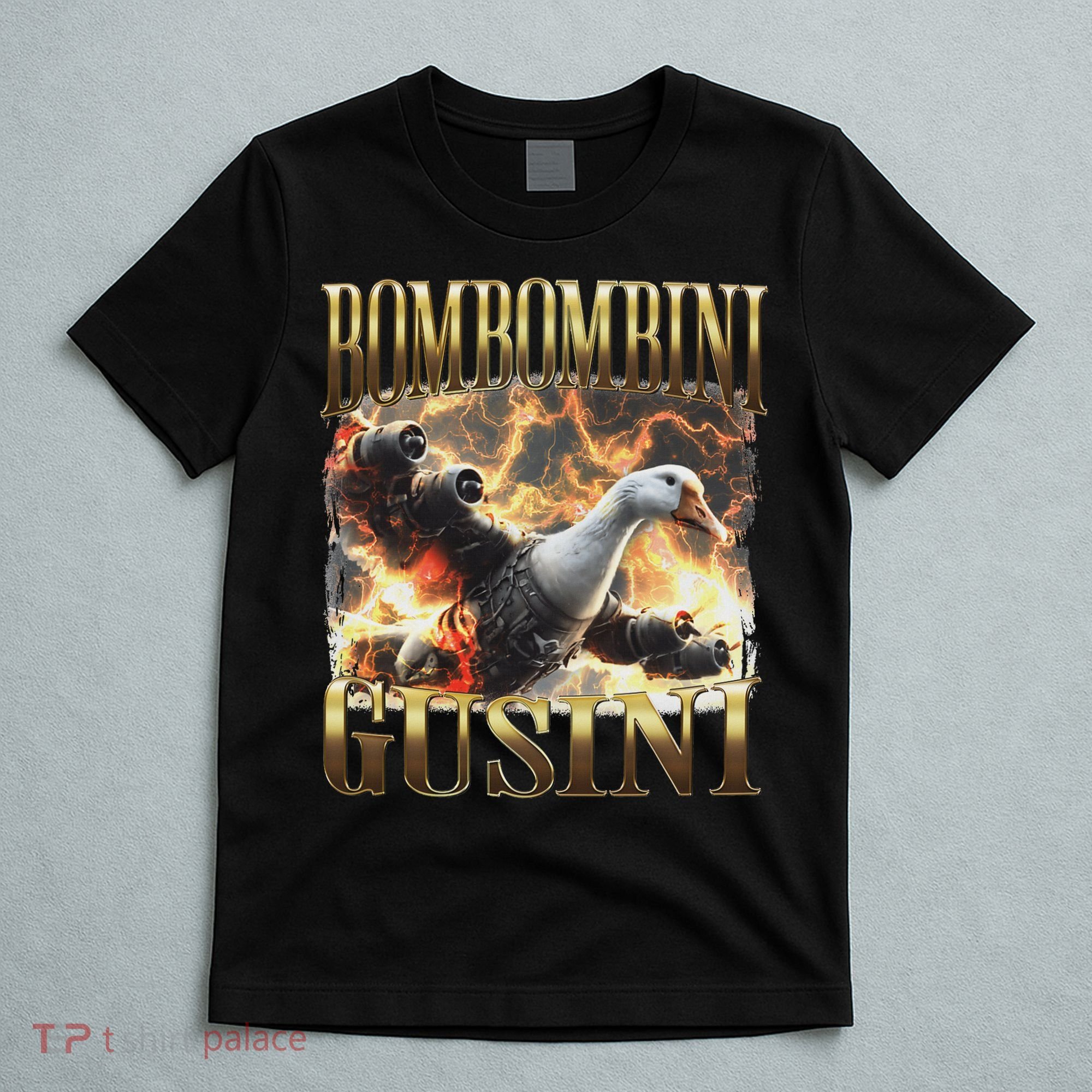 Bombombini Gusini Funny Italian Brainrot Meme Bootleg T-Shirt