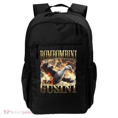 Bombombini Gusini Funny Italian Brainrot Meme Bootleg Backpack