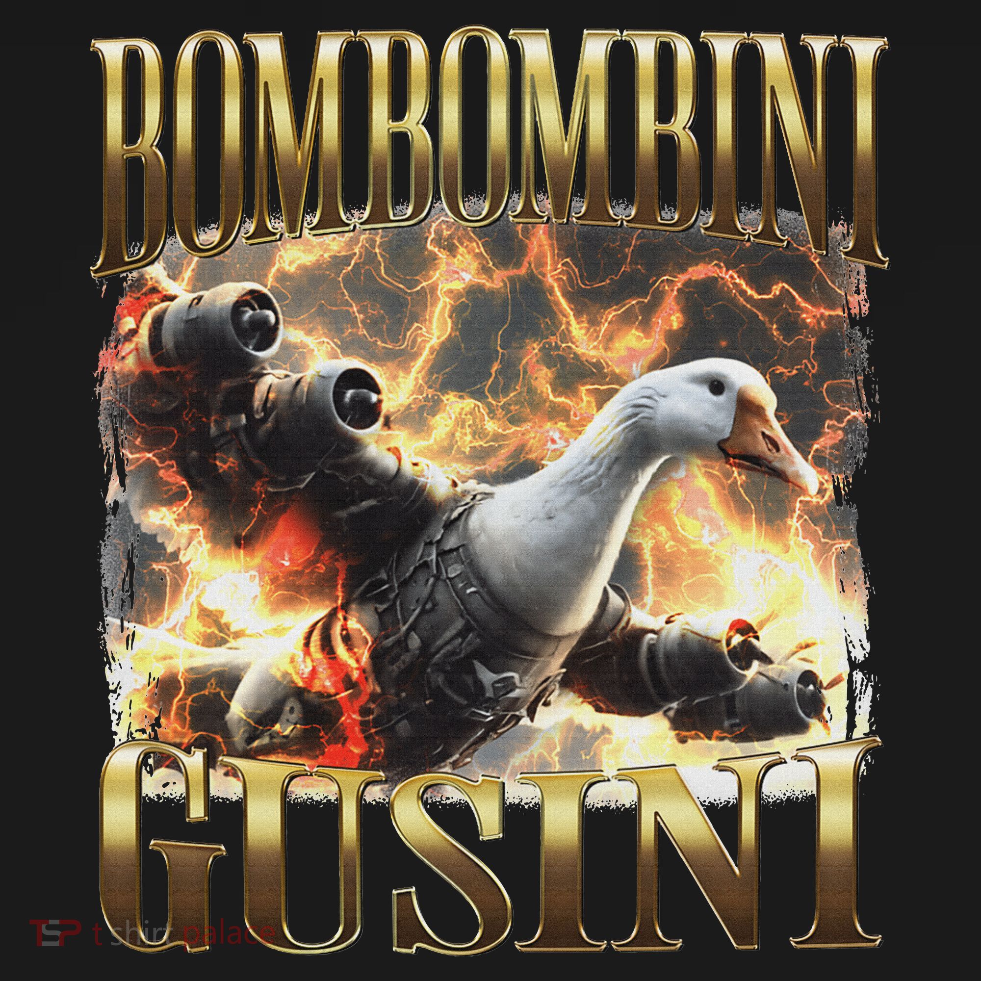 Bombombini Gusini Funny Italian Brainrot Meme Bootleg Coaster