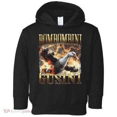 Bombombini Gusini Funny Italian Brainrot Meme Bootleg Toddler Hoodie