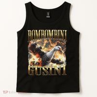 Bombombini Gusini Funny Italian Brainrot Meme Bootleg Tank Top thumb 2