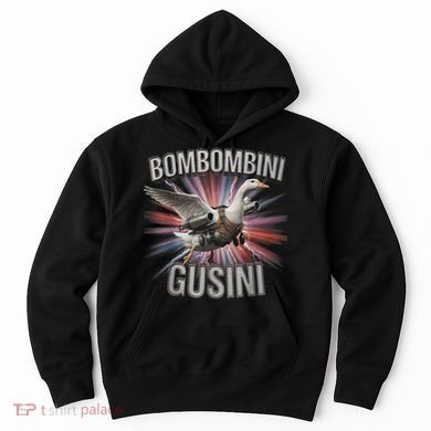 Bombombini Gusini Funny Italian Brainrot Meme Bootleg  Hoodie