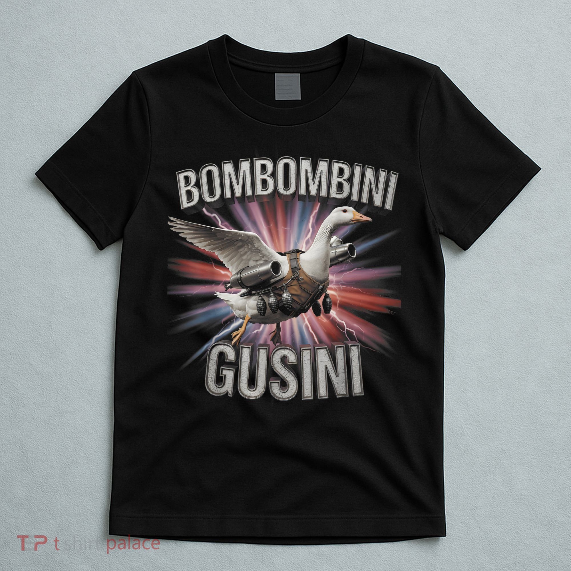 Bombombini Gusini Funny Italian Brainrot Meme Bootleg  T-Shirt