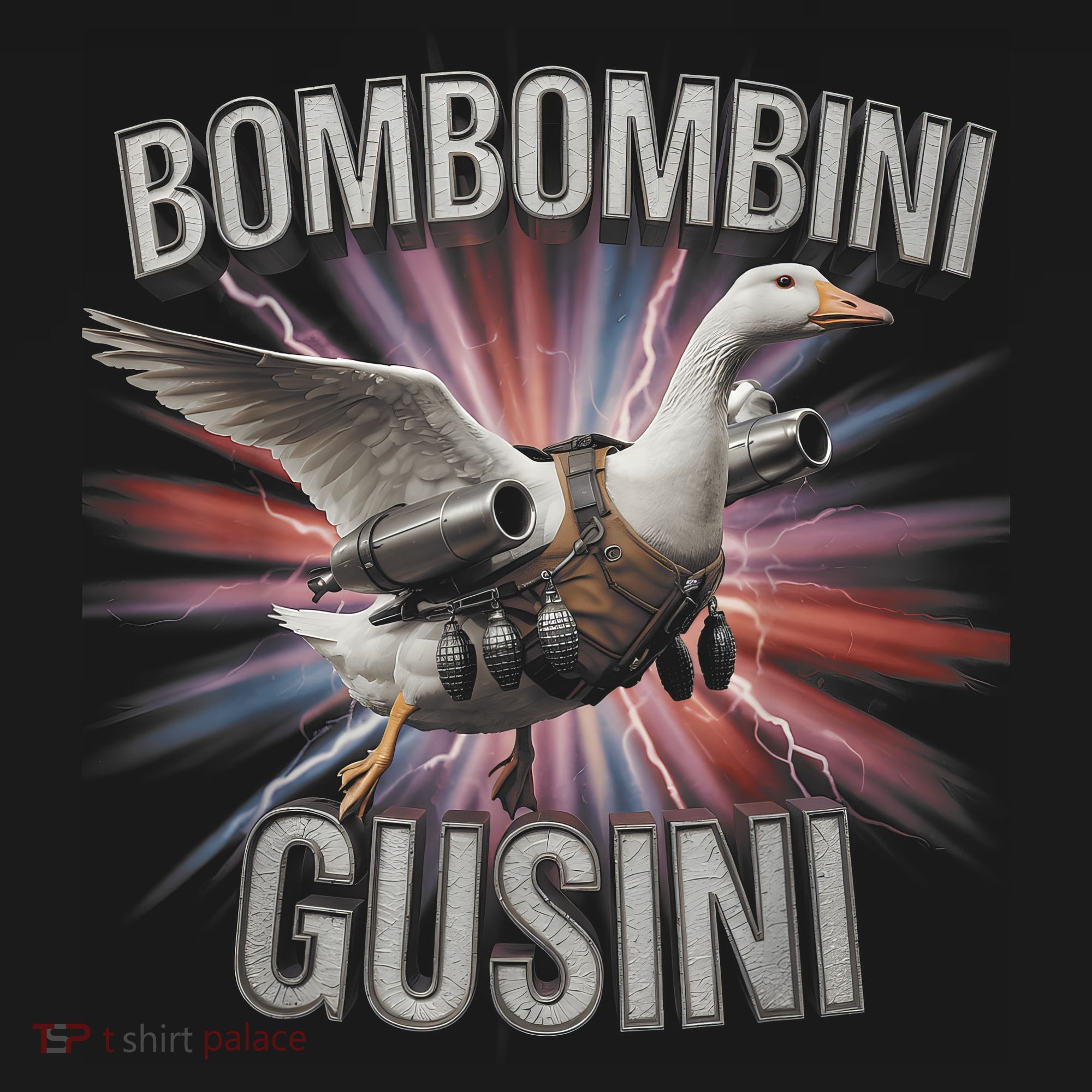 Bombombini Gusini Funny Italian Brainrot Meme Bootleg  T-Shirt