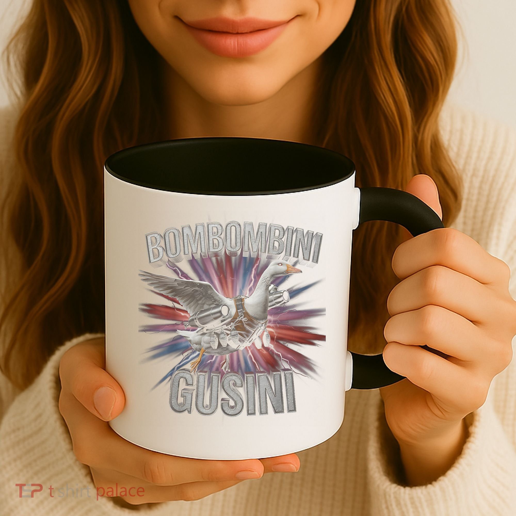 Bombombini Gusini Funny Italian Brainrot Meme Bootleg  Coffee Mug