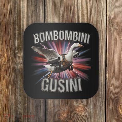 Bombombini Gusini Funny Italian Brainrot Meme Bootleg  Coaster