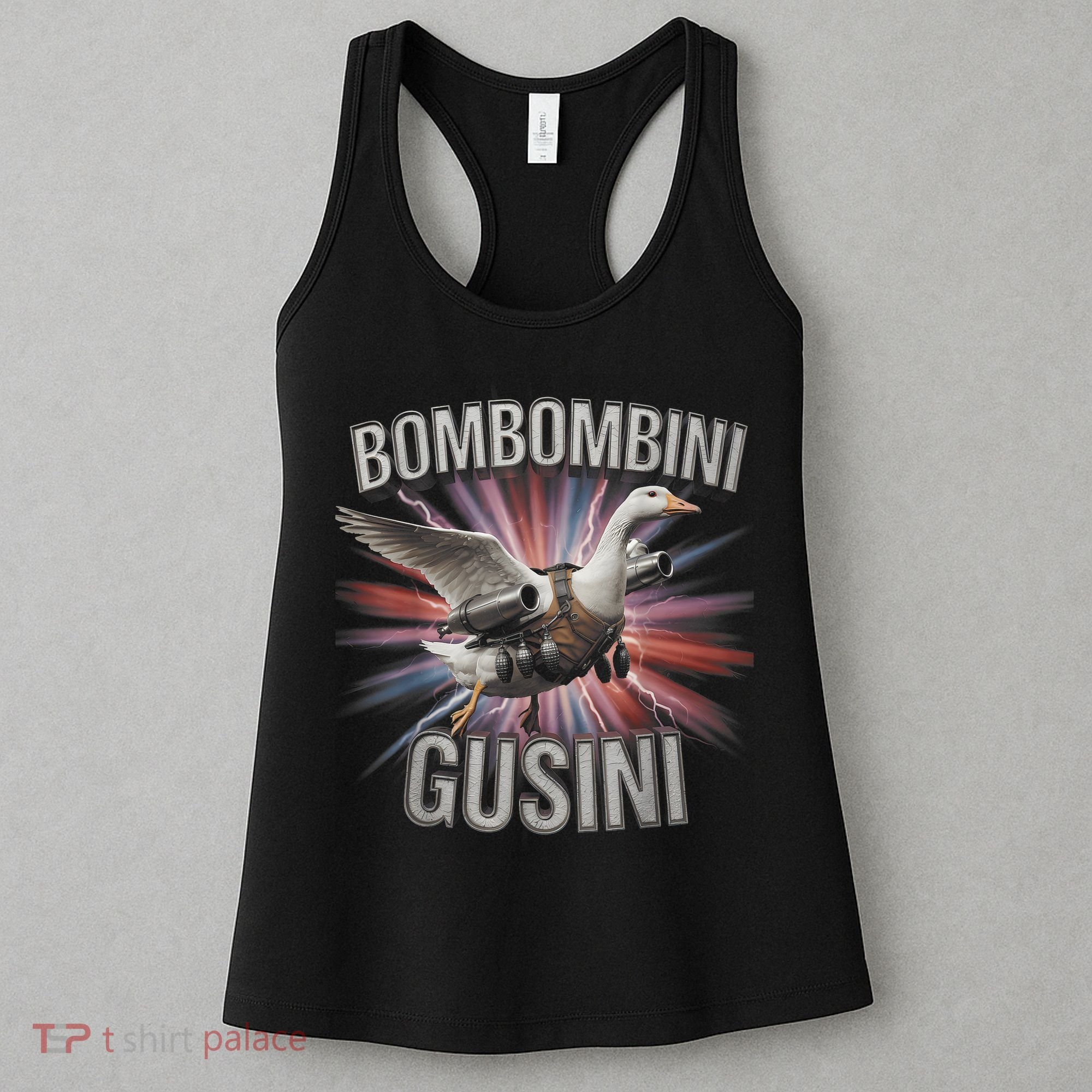 Bombombini Gusini Funny Italian Brainrot Meme Bootleg  Women's Tank Top