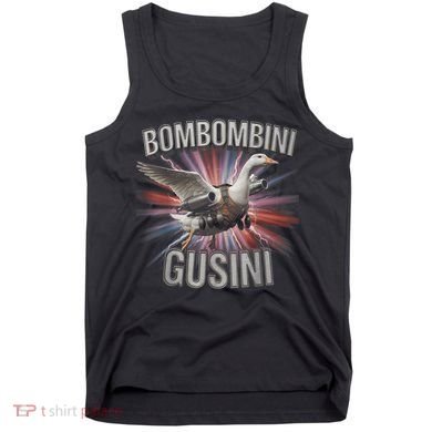 Bombombini Gusini Funny Italian Brainrot Meme Bootleg  Tank Top