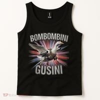 Bombombini Gusini Funny Italian Brainrot Meme Bootleg  Tank Top thumb 2
