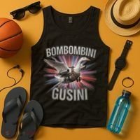 Bombombini Gusini Funny Italian Brainrot Meme Bootleg  Tank Top thumb 4