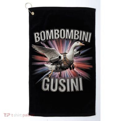 Bombombini Gusini Funny Italian Brainrot Meme Bootleg  Golf Towel
