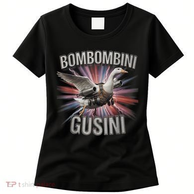 Bombombini Gusini Funny Italian Brainrot Meme Bootleg  Women's T-Shirt