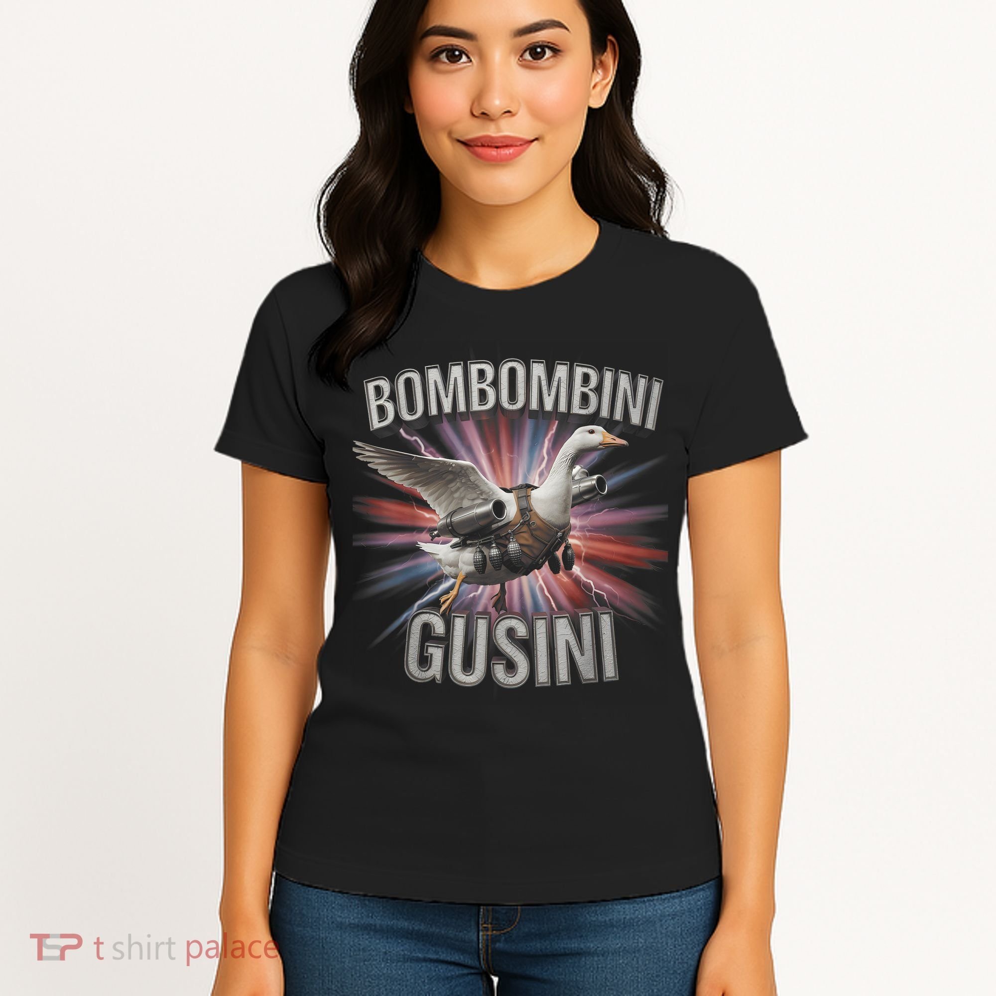 Bombombini Gusini Funny Italian Brainrot Meme Bootleg  Women's T-Shirt