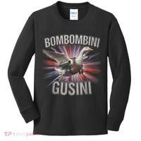 Bombombini Gusini Funny Italian Brainrot Meme Bootleg  Kids Long Sleeve Shirt thumb 0