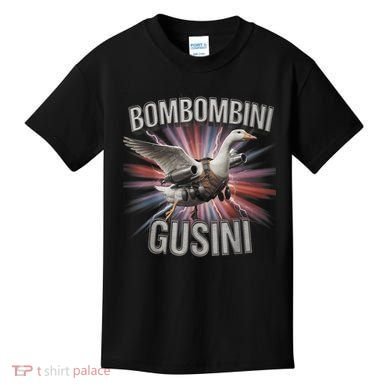 Bombombini Gusini Funny Italian Brainrot Meme Bootleg  Kids T-Shirt