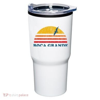 Boca Grande Florida Fl Vintage Graphic 70s Tumbler