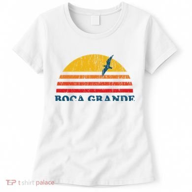 Boca Grande Florida Fl Vintage Graphic 70s Women's T-Shirt