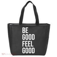 Be Good Feel Good Quote Tote Bag thumb 0