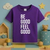 Be Good Feel Good Quote Toddler T-Shirt thumb 3