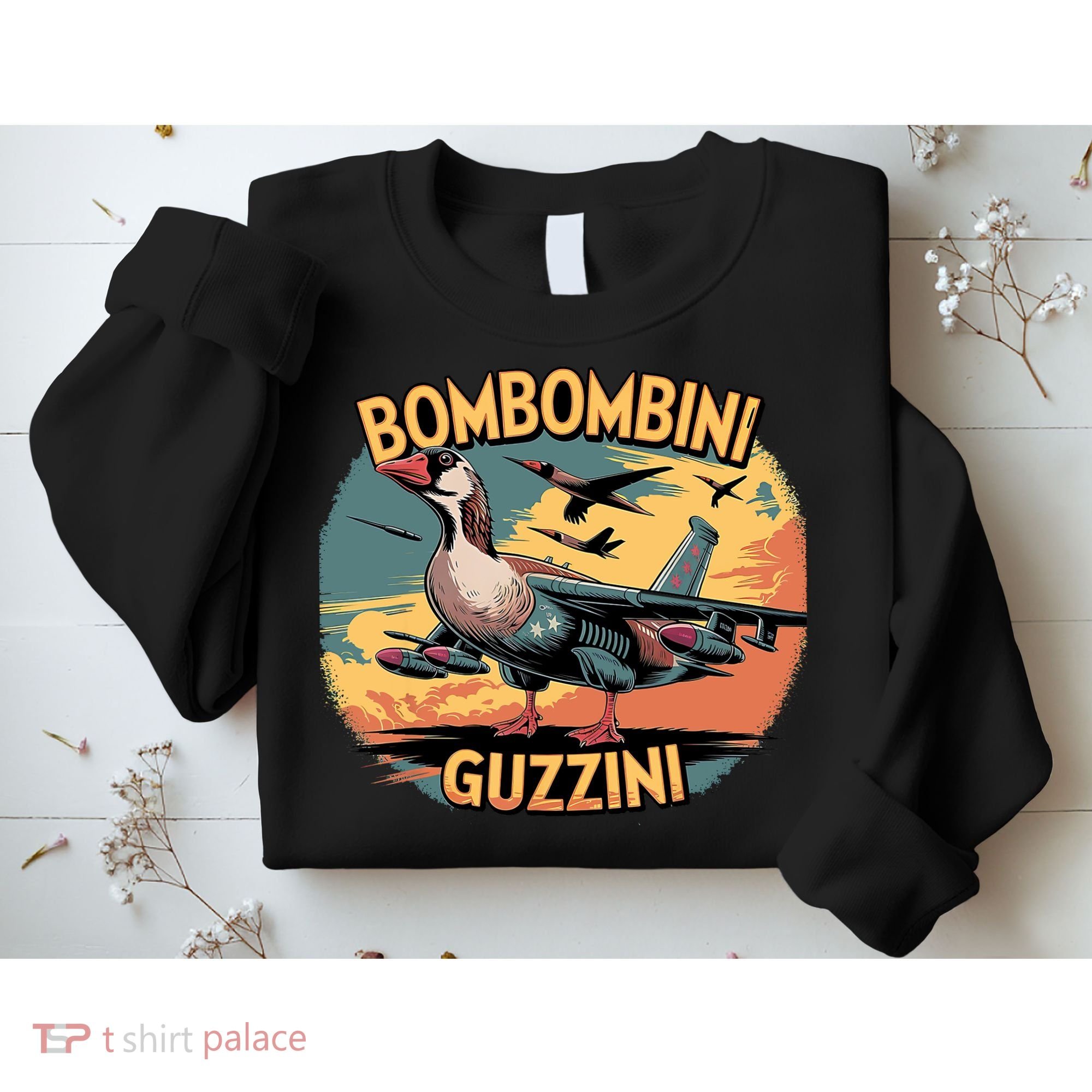 Bombombini Guzzini Funny Italian Brainrot Meme Humor Gen Z  Sweatshirt