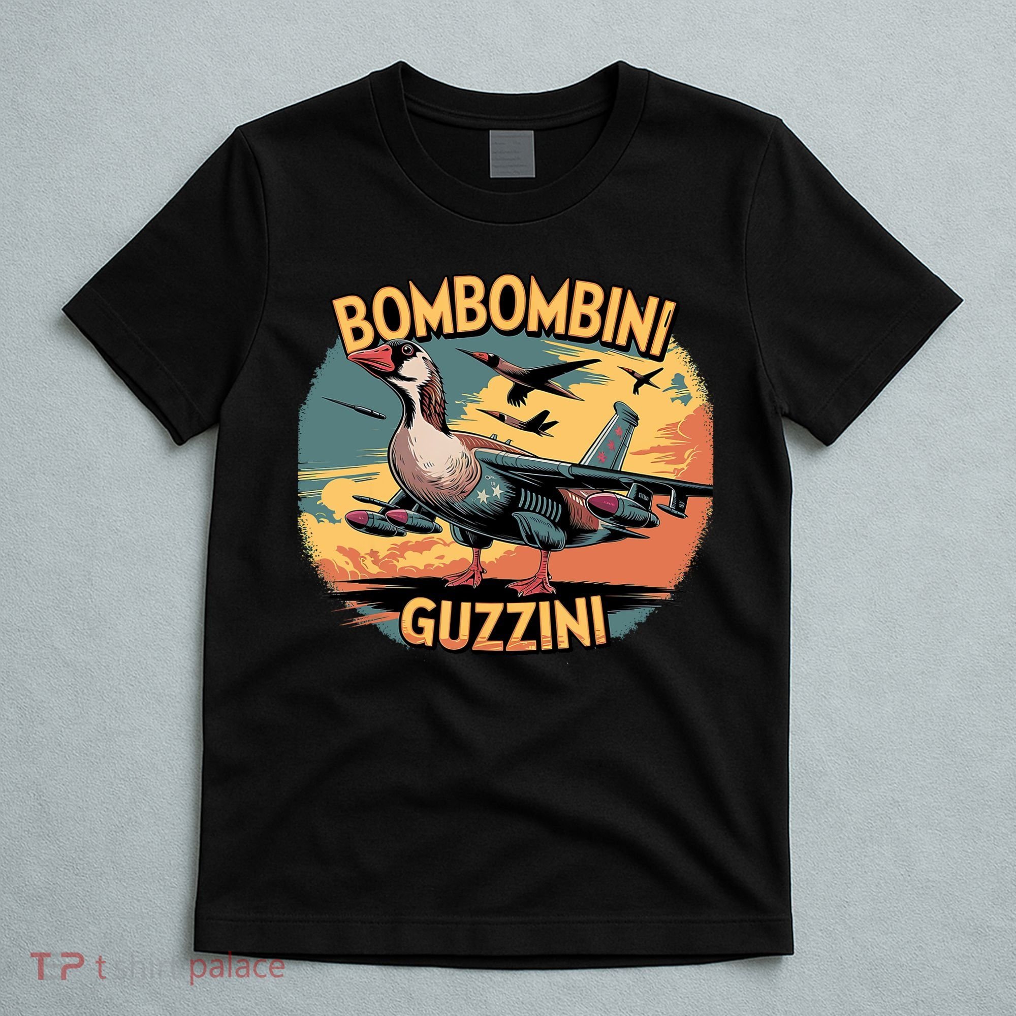 Bombombini Guzzini Funny Italian Brainrot Meme Humor Gen Z  T-Shirt