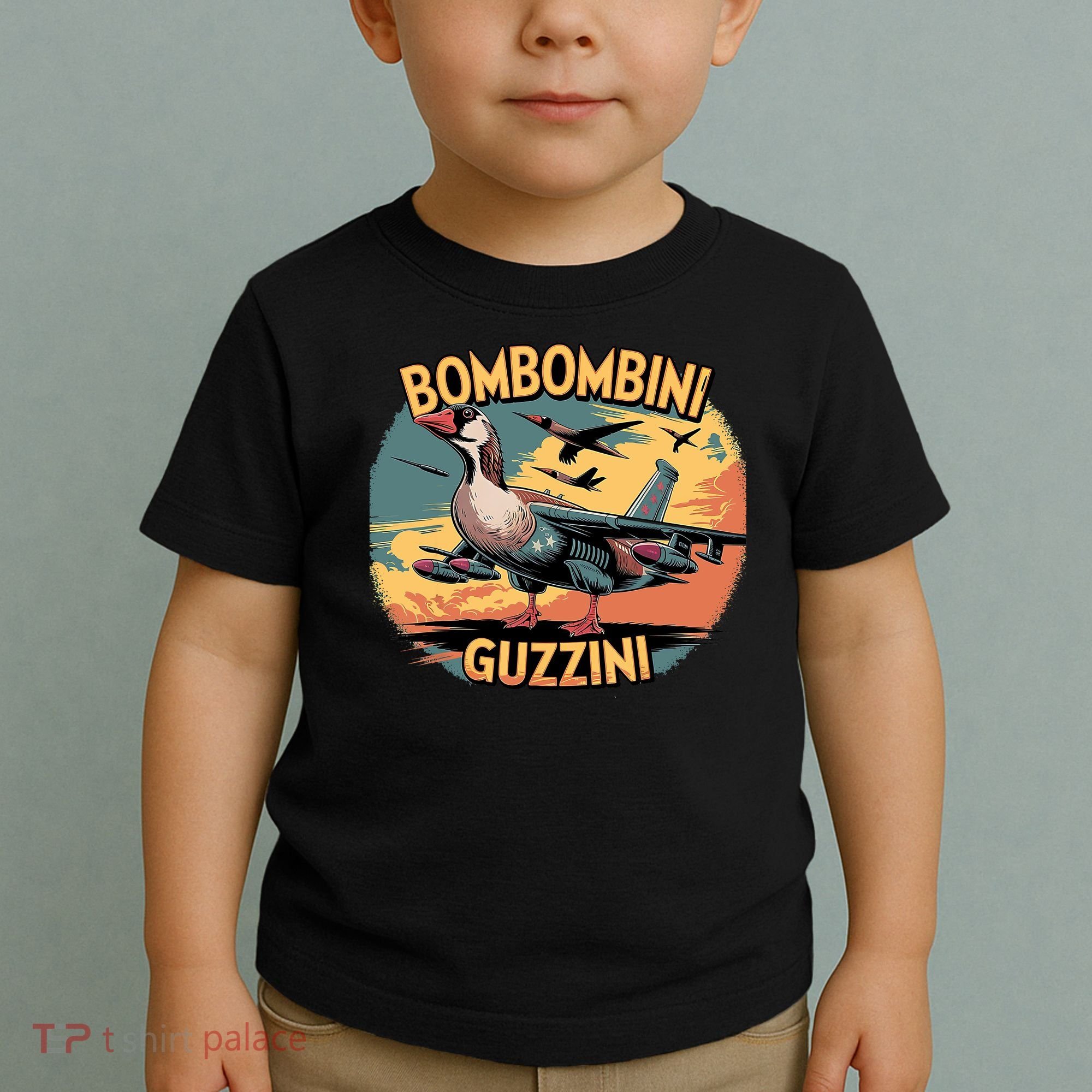 Bombombini Guzzini Funny Italian Brainrot Meme Humor Gen Z  Toddler T-Shirt