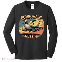 Bombombini Guzzini Funny Italian Brainrot Meme Humor Gen Z  Kids Long Sleeve Shirt thumb 0