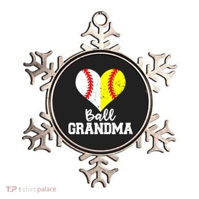 Ball Grandma Funny Baseball Softball Grandma Gift Ornament