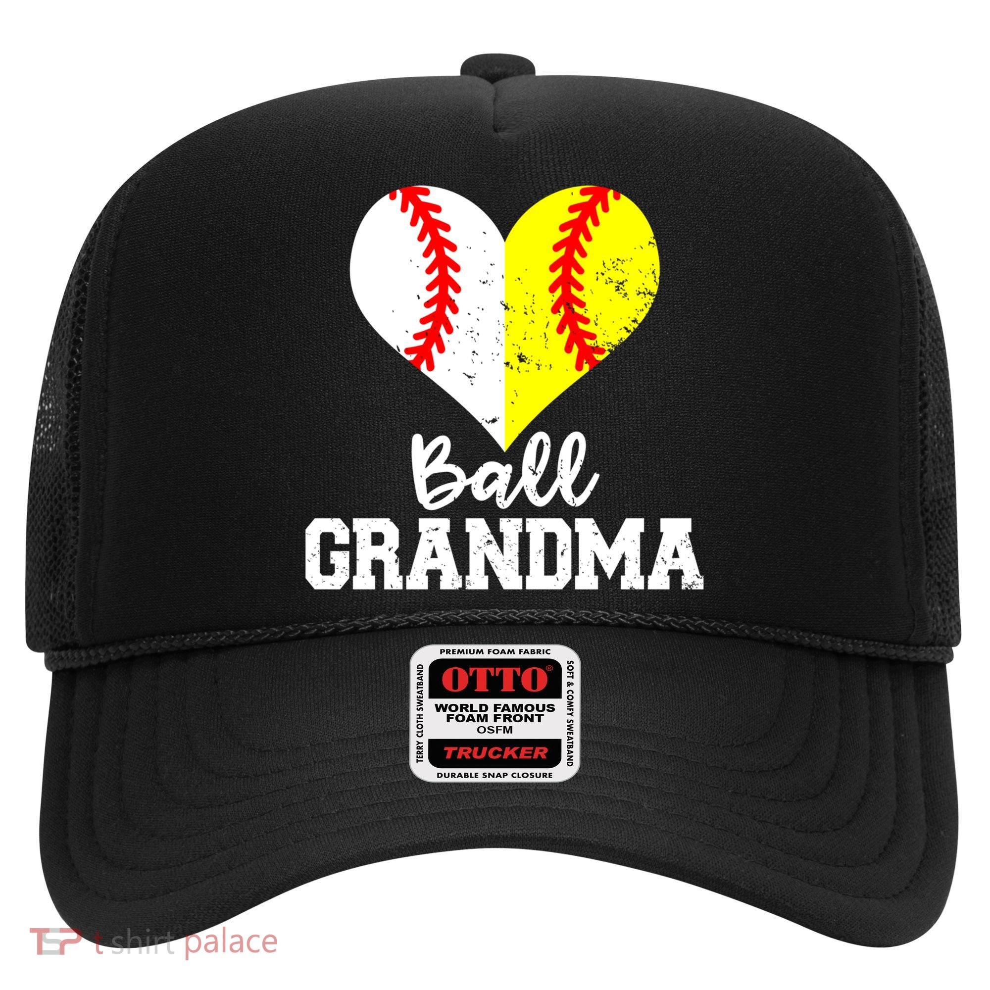 Ball Grandma Funny Baseball Softball Grandma Gift Hat
