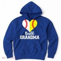 Ball Grandma Funny Baseball Softball Grandma Gift Hoodie thumb 0