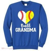 Ball Grandma Funny Baseball Softball Grandma Gift Sweatshirt thumb 0