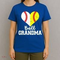Ball Grandma Funny Baseball Softball Grandma Gift T-Shirt thumb 4